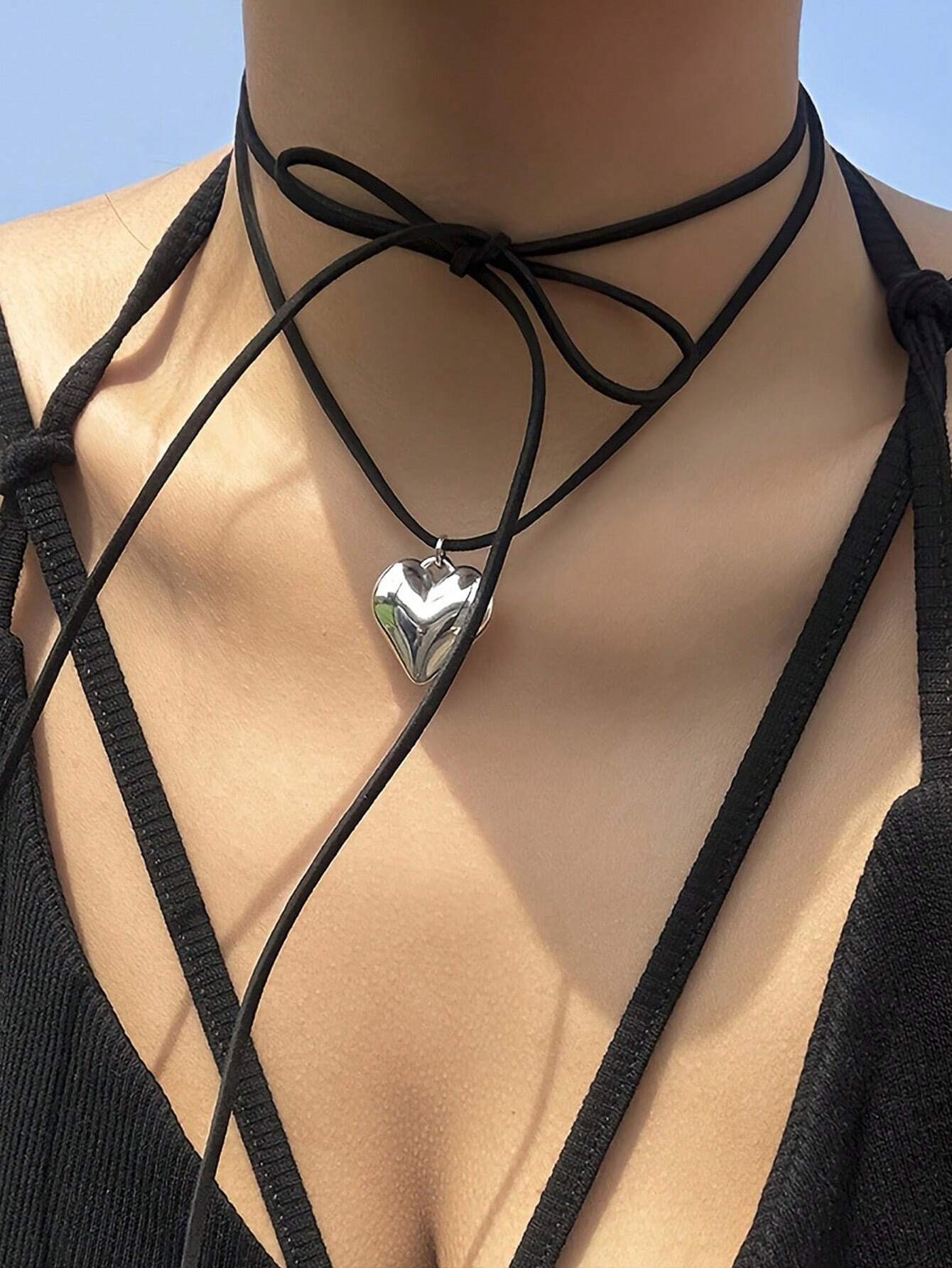 Collar de corazon