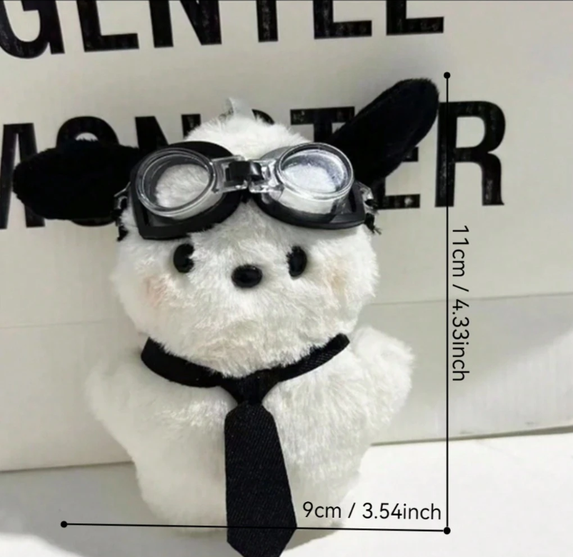 Llavero Sanrio peluche piloto Pochacco