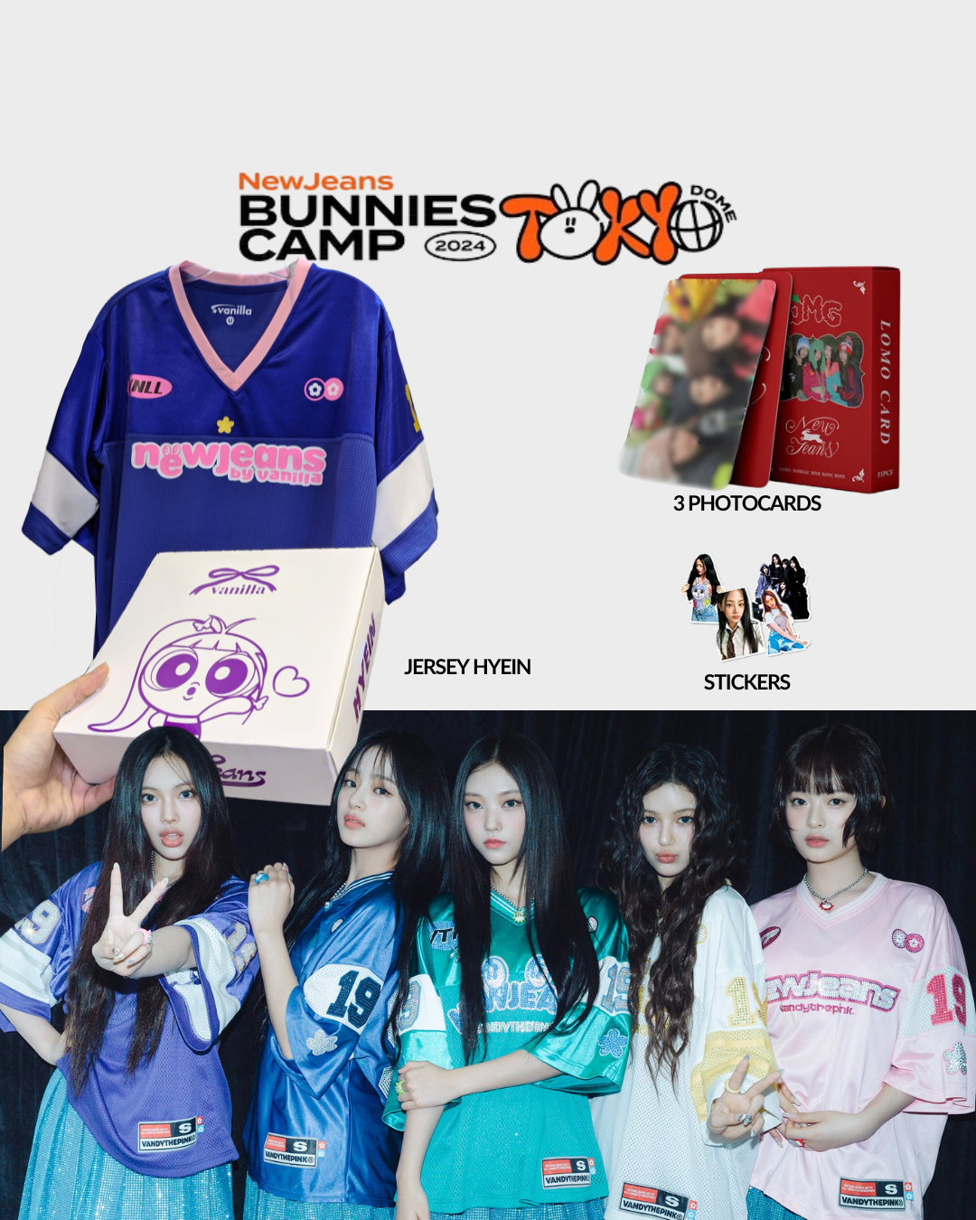Jersey NewJeans Bunnies Camp Tokyo 2024 -Hyein-