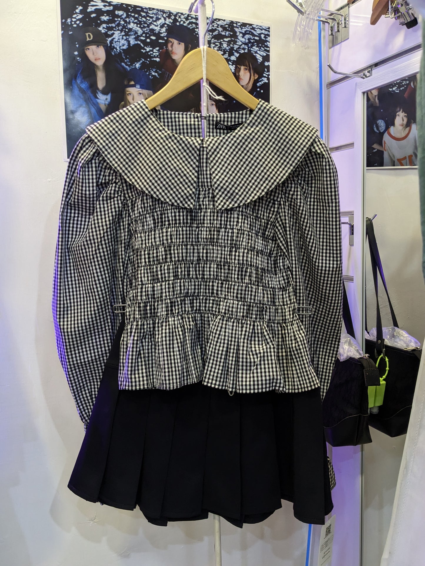 Top De Cuadros ZARA