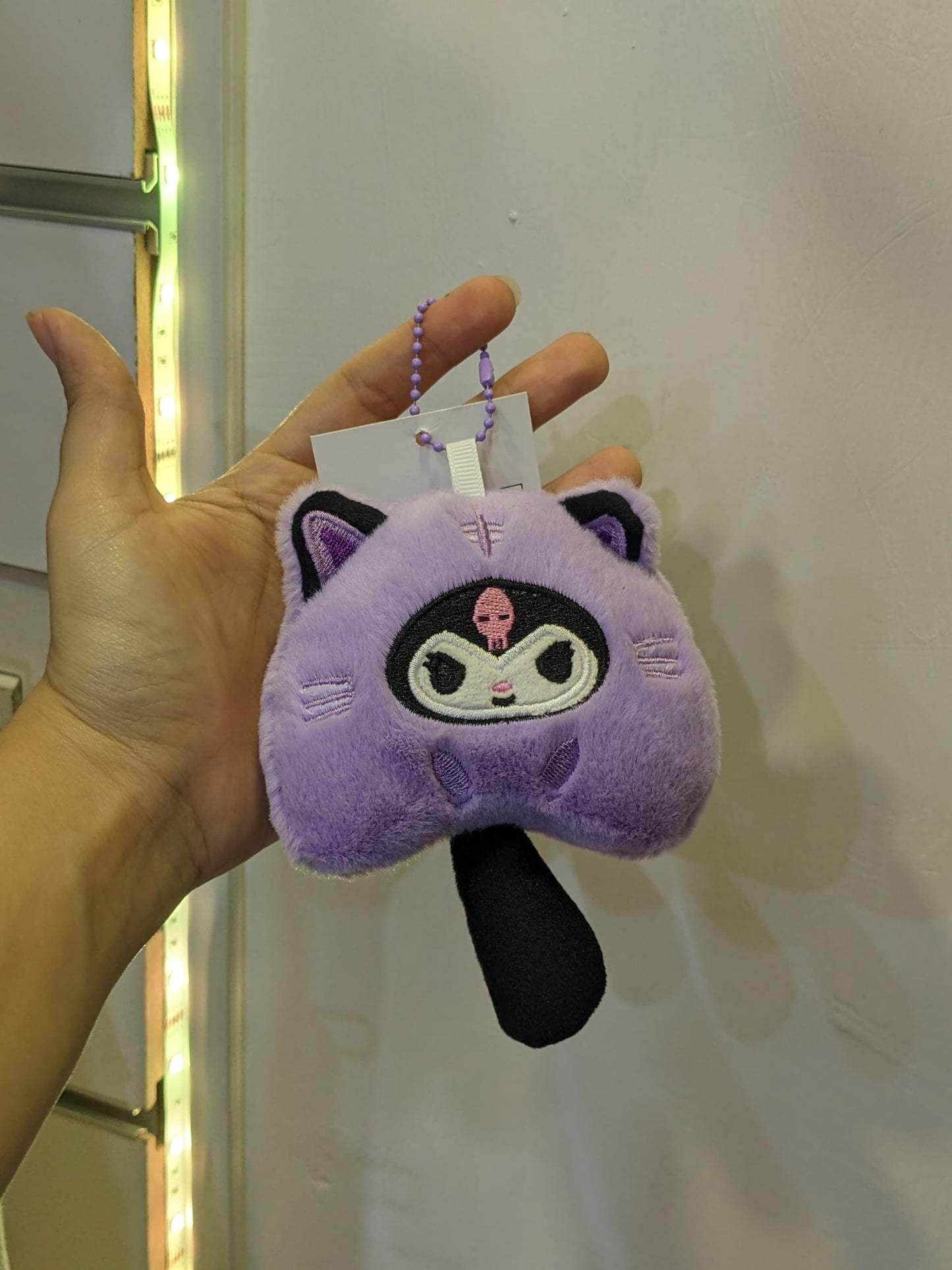 Llavero de peluche Kuromi miniso