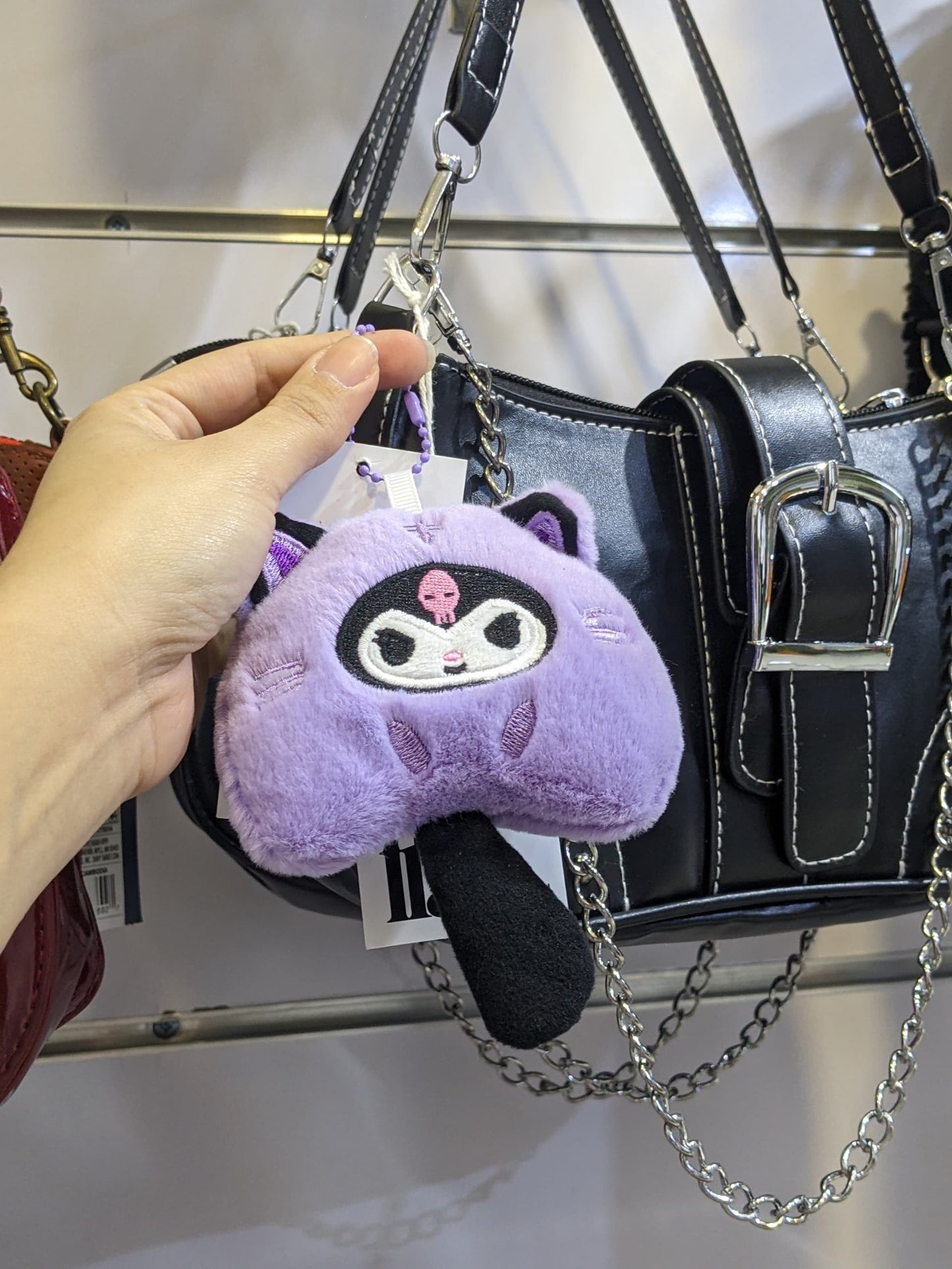 Llavero de peluche Kuromi miniso