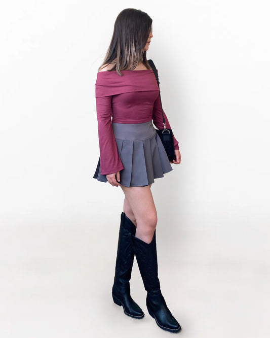 Falda Dagi En Gris