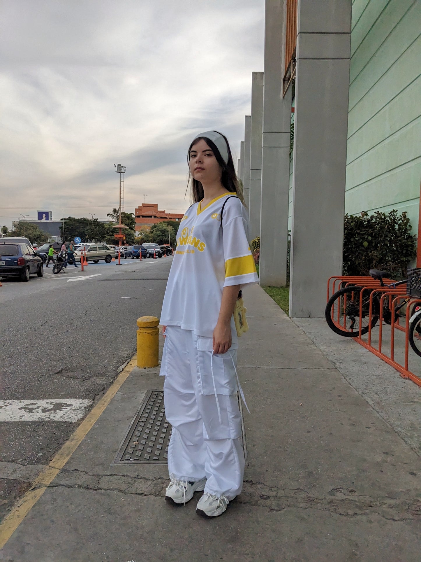 Parachute Pants Pantalón Lucia Blanco