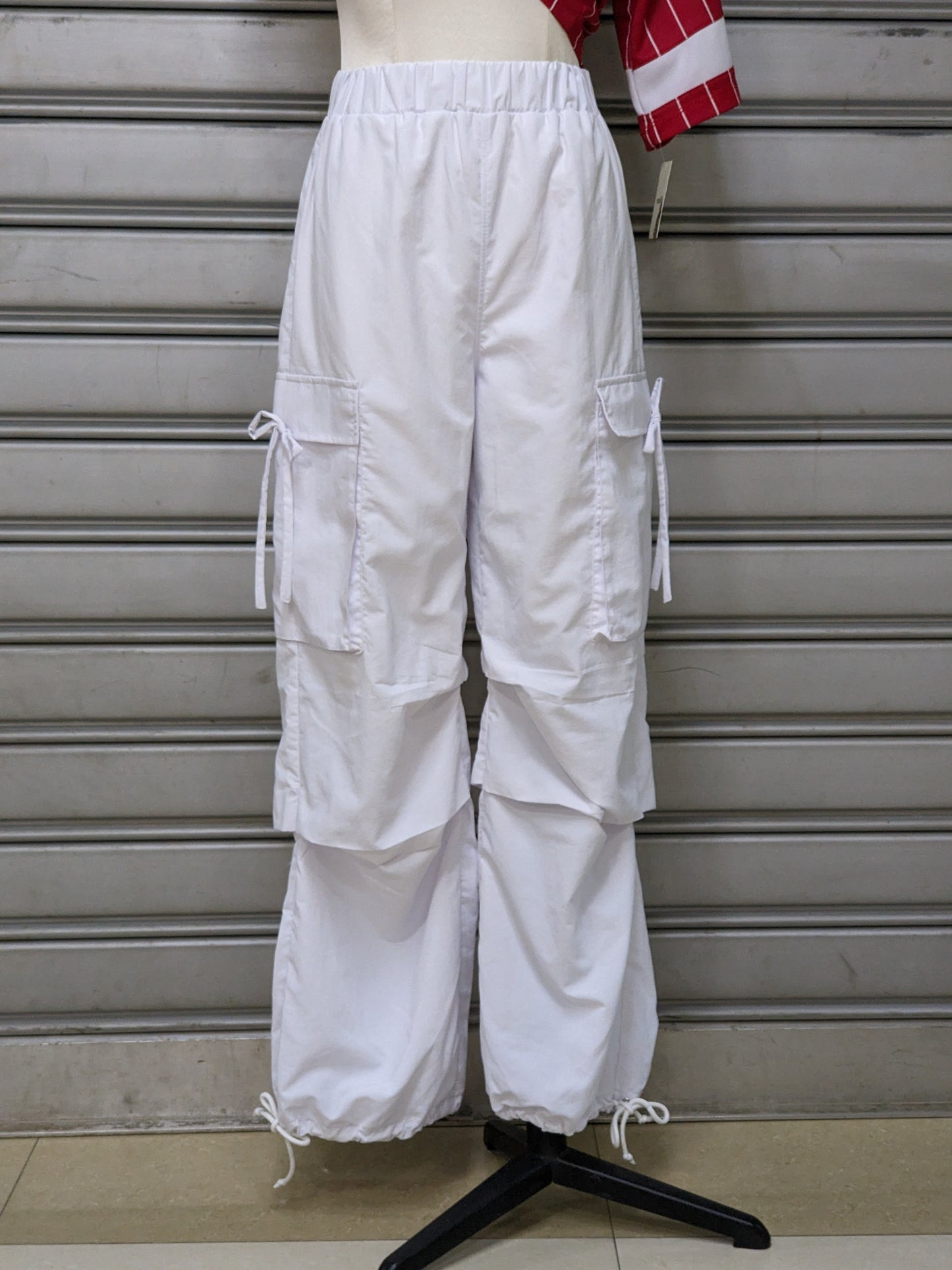 Parachute Pants Pantalón Lucia Blanco