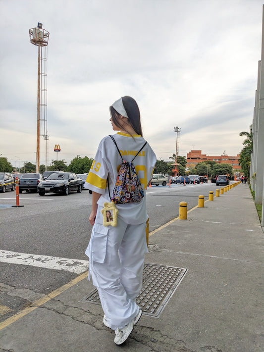 Parachute Pants Pantalón Lucia Blanco