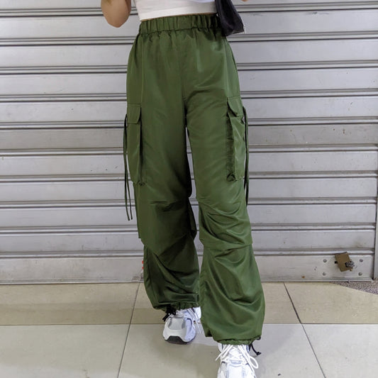 Parachute Pants Pantalón Lucia Verde