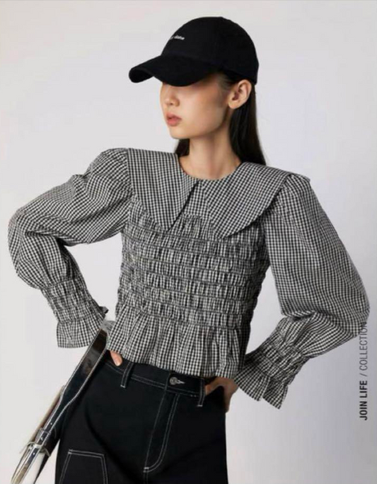 Top De Cuadros ZARA