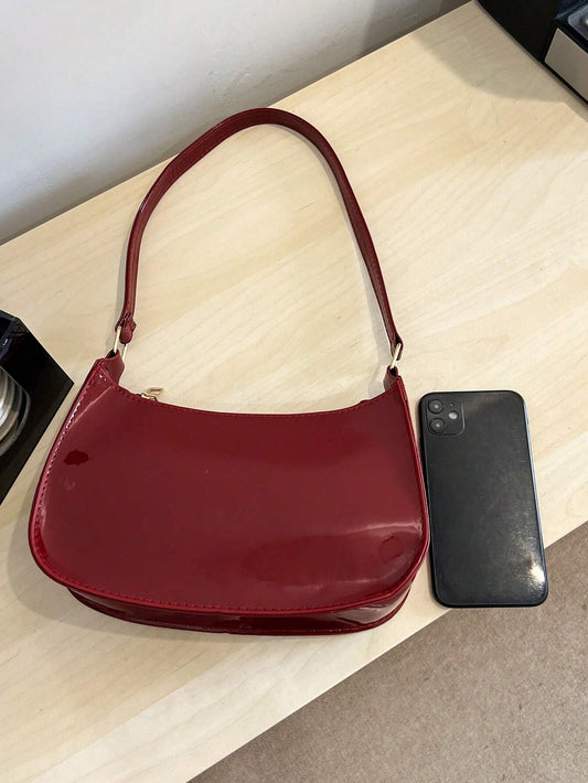 Cartera roja Burdeos