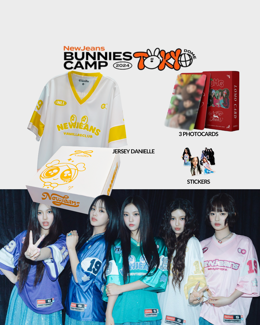 Jersey NewJeans Bunnies Camp Tokyo 2024 -Danielle-
