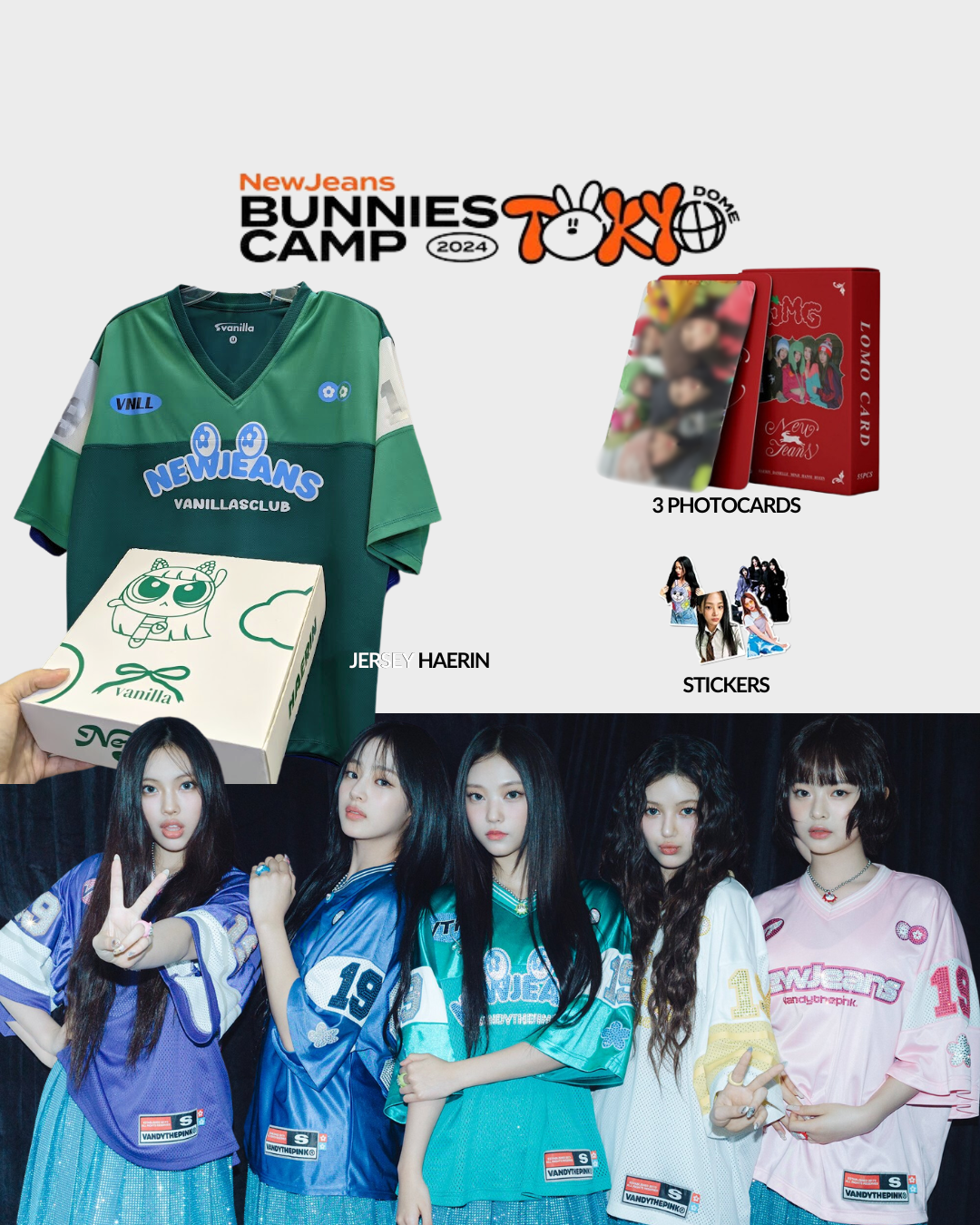 Jersey NewJeans Bunnies Camp Tokyo 2024 -Haerin-