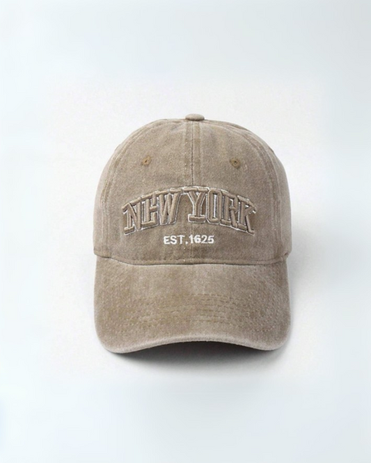 Gorra de beisbol con letras bordadas New York