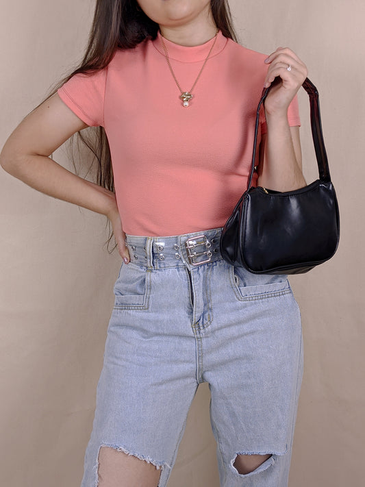 Top Cuello Alto Cherry